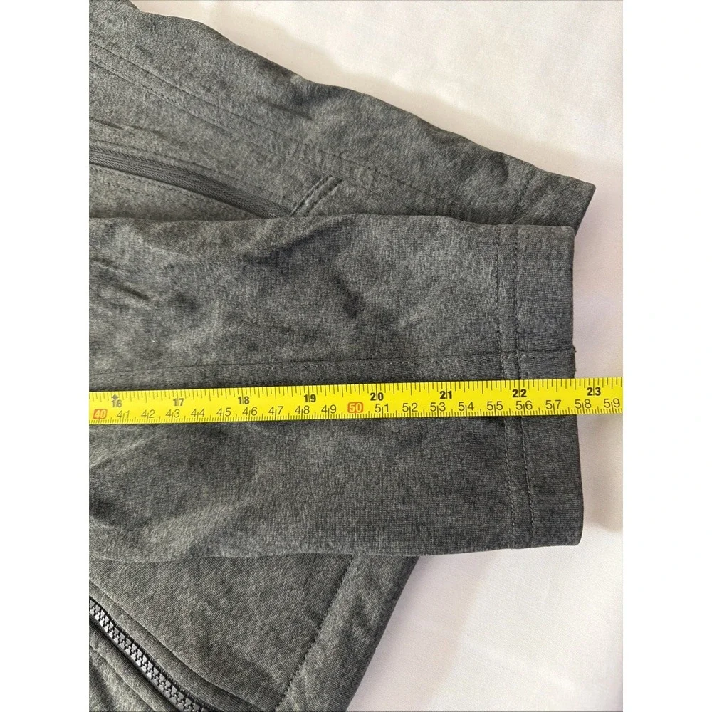 The North Face Windwall Jacket Gray Full Zip Softshell Coat Mens Sz Medium‎ Fit